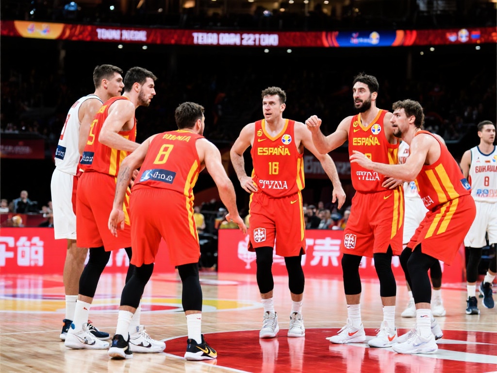 此外，欧洲赛场上，西班牙队展示了整体篮球